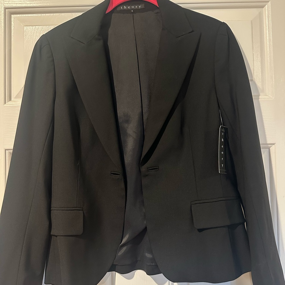 Theory  Black Womens  Blazer